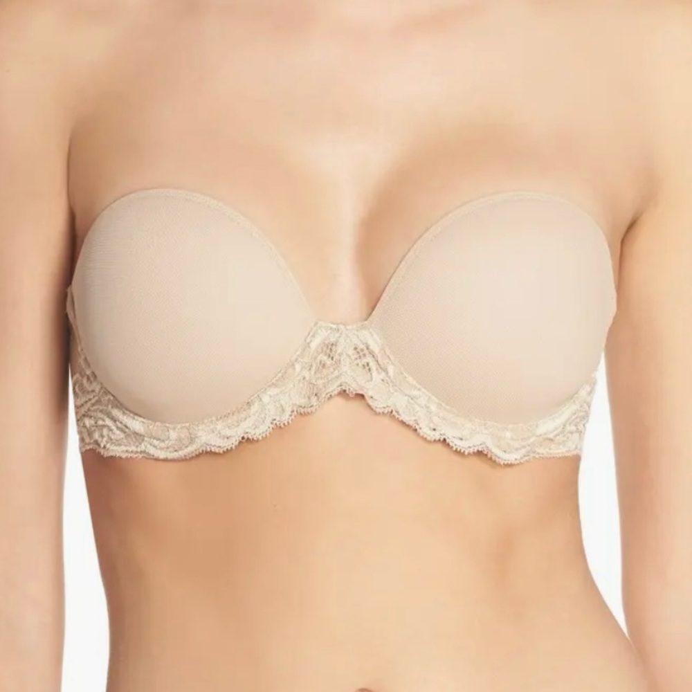 Natori Feathers Strapless Bra Nude